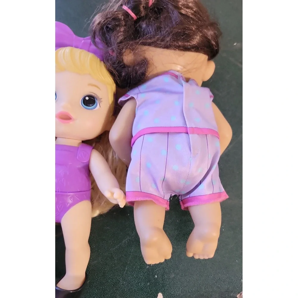 Baby Alive LULU ACHOO Baby Doll  SNEEZES COUGHS + Extra Doll Lot